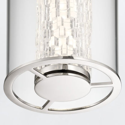 Eurofase Espada 1-Light Polished Chrome Modern Pendant Chandelier