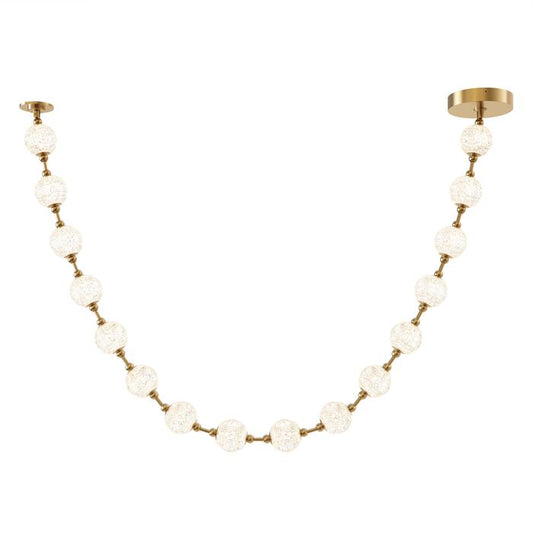 Alora Marni 16-Light Head Natural Brass LED Modern Pendant Chandelier