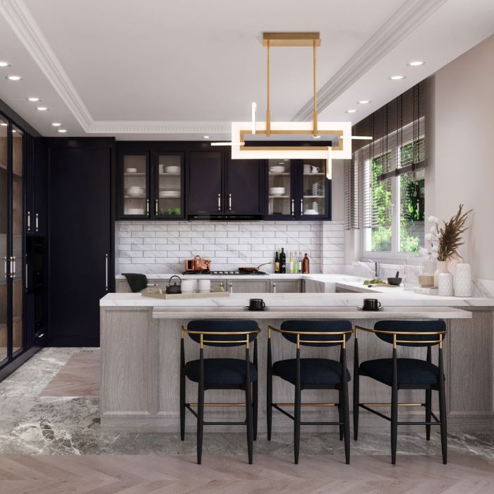 Eurofase Inizio Matte Gold Modern Small Linear Pendant Chandelier