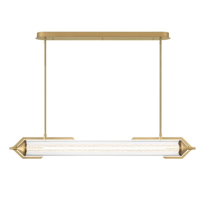 Eurofase Espada Gold Modern Linear Pendant Chandelier