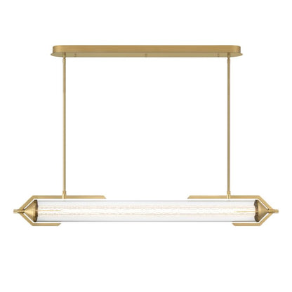 Eurofase Espada Gold Modern Linear Pendant Chandelier