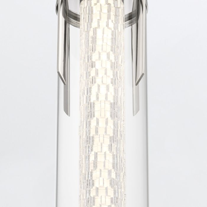 Eurofase Espada 1-Light Polished Chrome Modern Pendant Chandelier