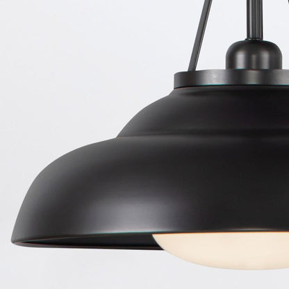 Alora Palmetto 1-Light Urban Bronze Modern Pendant Chandelier