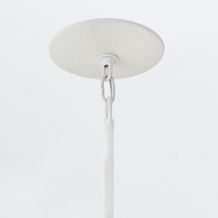 Hinkley Flora 3-Light Textured Plaster Modern Duo-Mount Pendant Chandelier