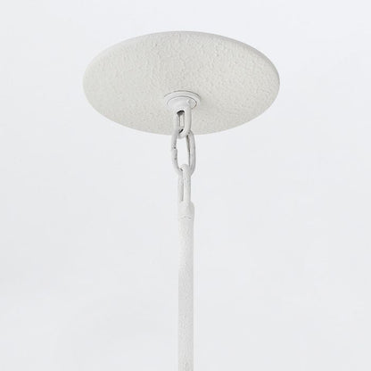 Hinkley Flora 3-Light Textured Plaster Modern Duo-Mount Pendant Chandelier