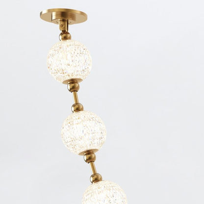 Alora Marni 16-Light Head Natural Brass LED Modern Pendant Chandelier