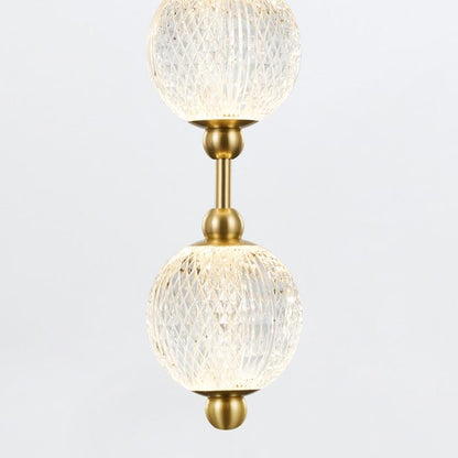 Alora Marni 8-Head Natural Brass LED Modern Pendant Chandelier