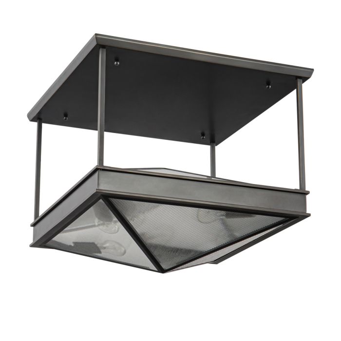 Alora Cairo 4-Light Urban Bronze Semi-Flush Chandelier