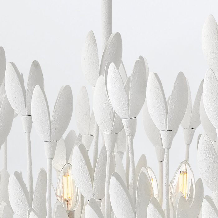 Hinkley Flora 10-Light Textured Plaster Linear Chandelier