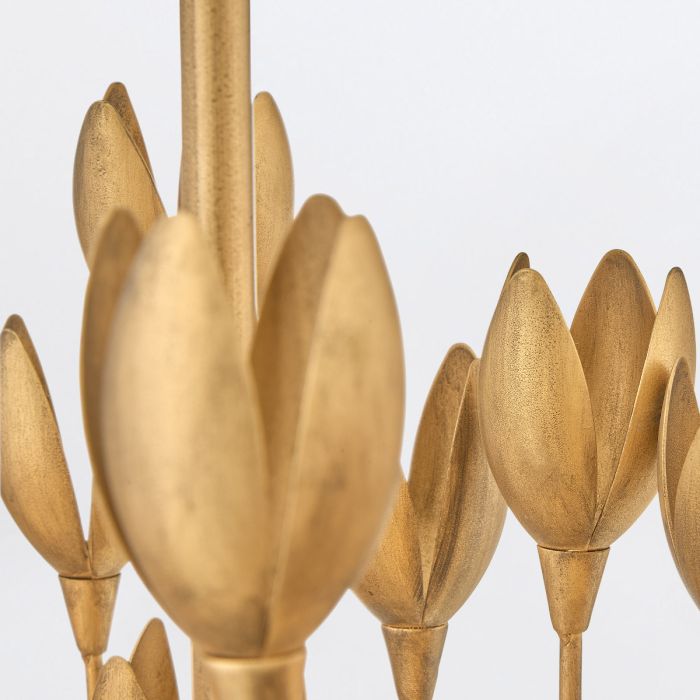 Hinkley Flora 10-Light Burnished Gold Linear Chandelier