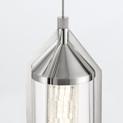 Eurofase Espada 1-Light Polished Chrome Modern Pendant Chandelier