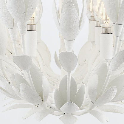 Hinkley Flora 10-Light Textured Plaster Linear Chandelier
