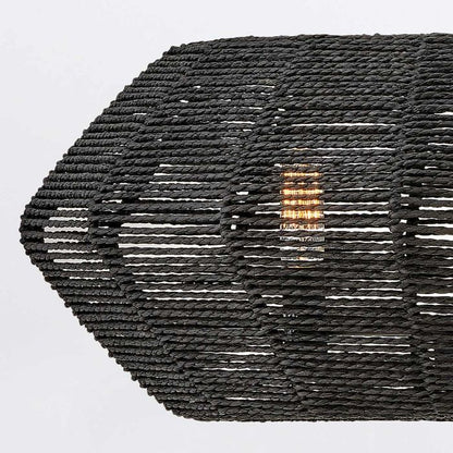 Hinkley Luca 3-Light Black Modern Duo-Mount Pendant Chandelier