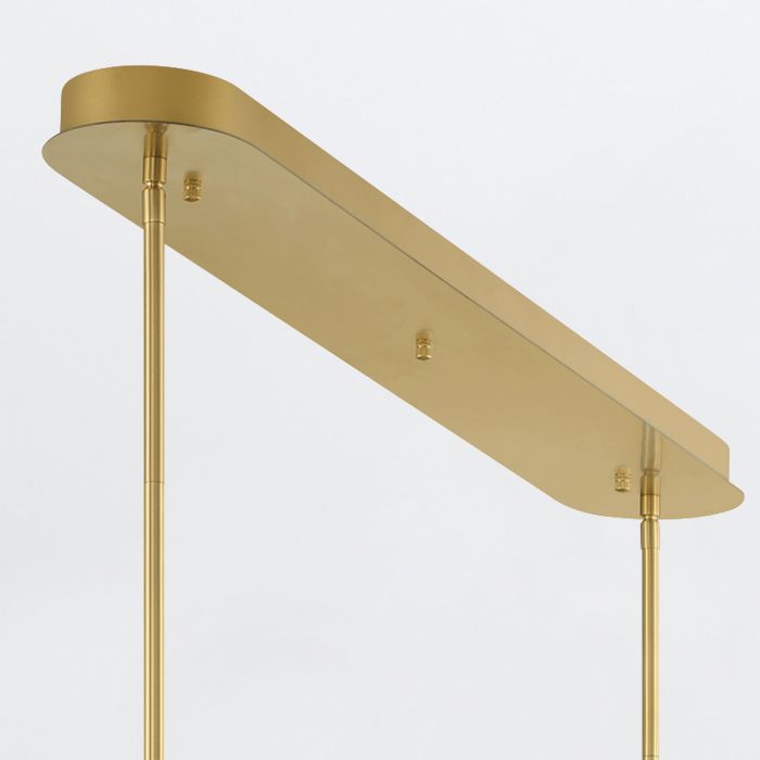 Eurofase Espada Gold Modern Linear Pendant Chandelier