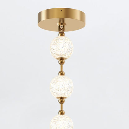 Alora Marni 16-Light Head Natural Brass LED Modern Pendant Chandelier