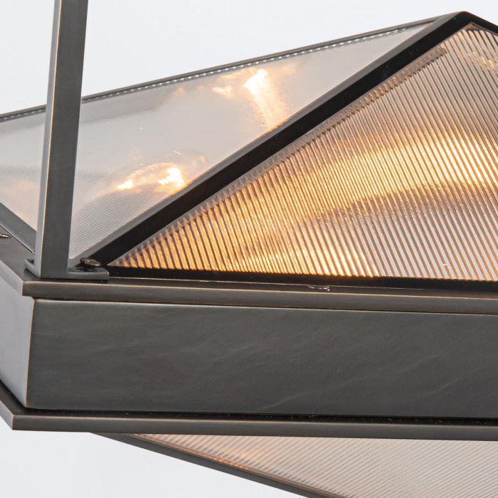 Alora Cairo 4-Light Urban Bronze Semi-Flush Chandelier