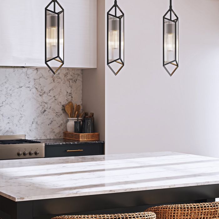 Alora Cairo 1-Light Urban Bronze Modern Pendant Chandelier