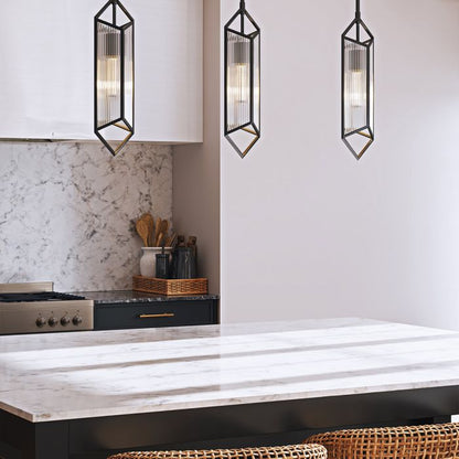 Alora Cairo 1-Light Urban Bronze Modern Pendant Chandelier