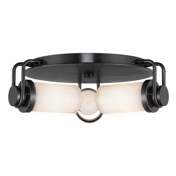 Alora Wynwood 3-Light Urban Bronze Flush Mount Chandelier
