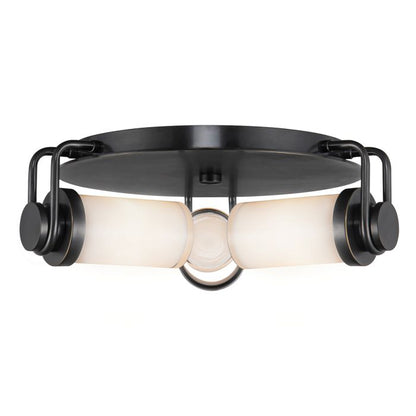Alora Wynwood 3-Light Urban Bronze Flush Mount Chandelier