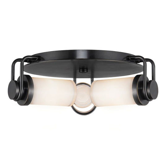 Alora Wynwood 3-Light Urban Bronze Flush Mount Chandelier