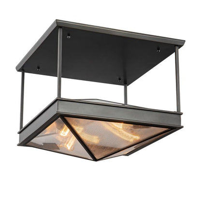 Alora Cairo 4-Light Urban Bronze Semi-Flush Chandelier