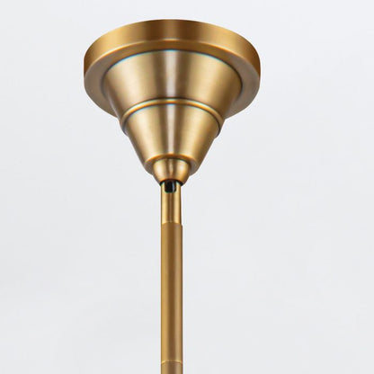 Alora Willard 1-Light Vintage Brass Modern Pendant Chandelier