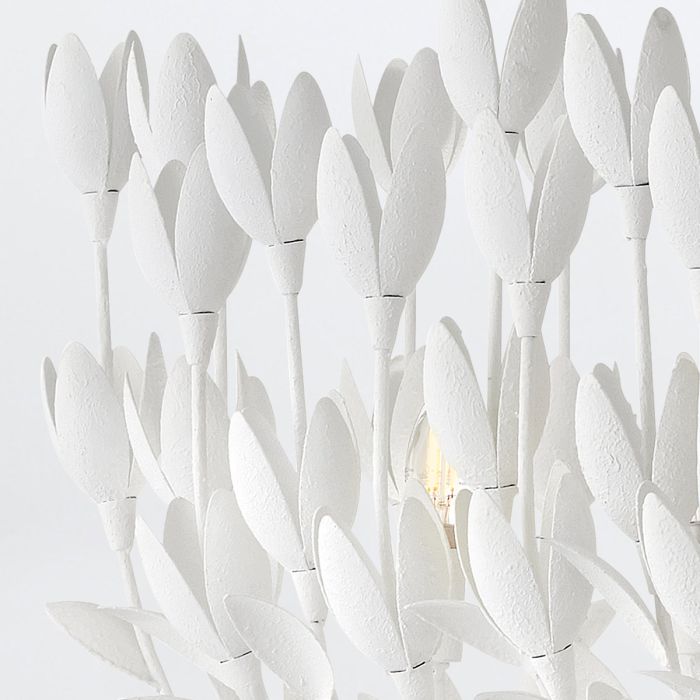 Hinkley Flora 10-Light Textured Plaster Linear Chandelier