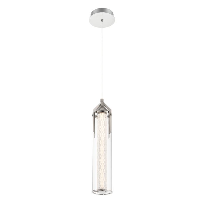 Eurofase Espada 1-Light Polished Chrome Modern Pendant Chandelier