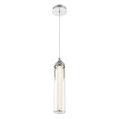 Eurofase Espada 1-Light Polished Chrome Modern Pendant Chandelier