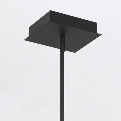 Eurofase Cameno Matte Black Modern Linear Pendant Chandelier