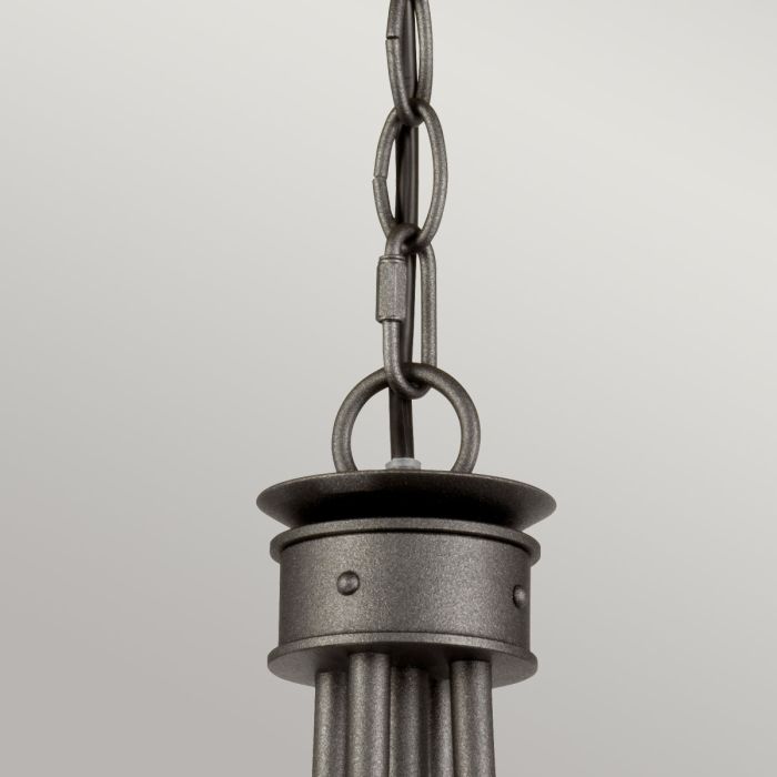 Elstead Lighting Windsor 4-Light Graphite Cage Chandelier