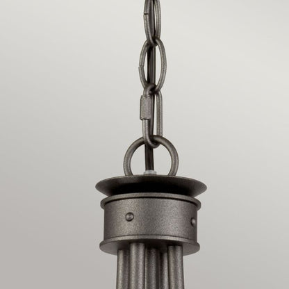Elstead Lighting Windsor 4-Light Graphite Cage Chandelier